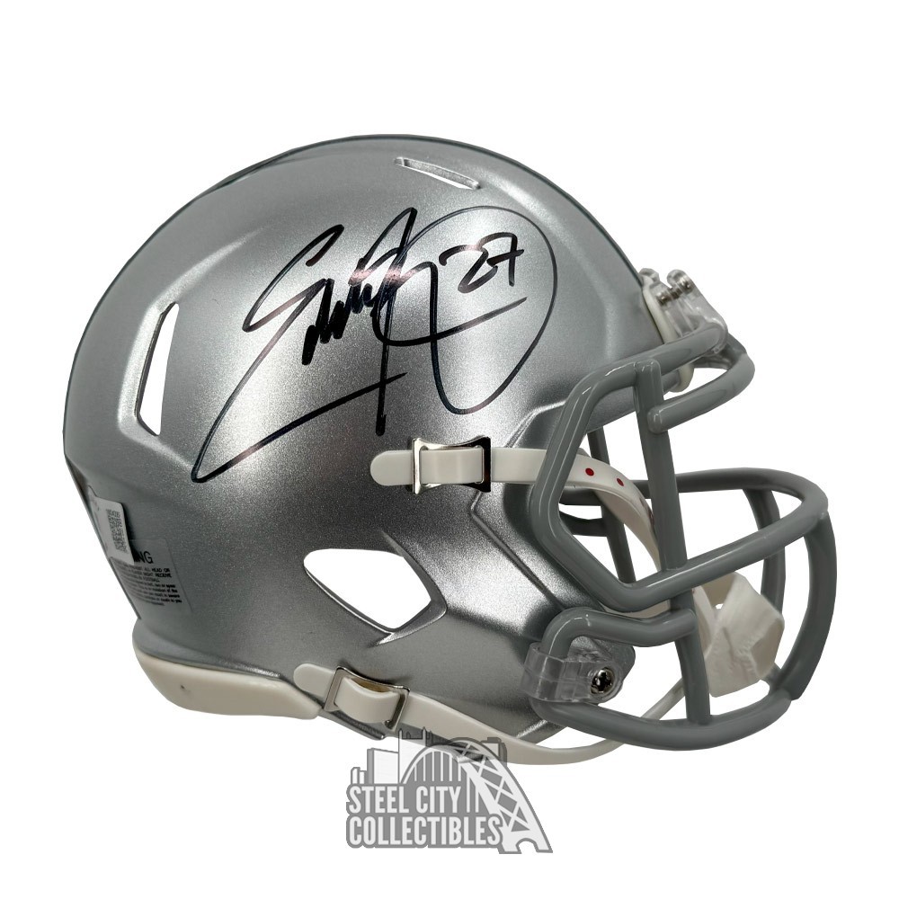 Eddie george autographed store helmet