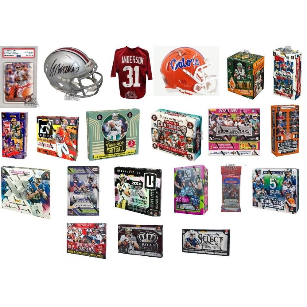 2020 Panini Rookies & Stars Football Longevity 2-Box Random Division Group  Break - PRIZE - Joe Burrow Signed Mini Helmet - Steve