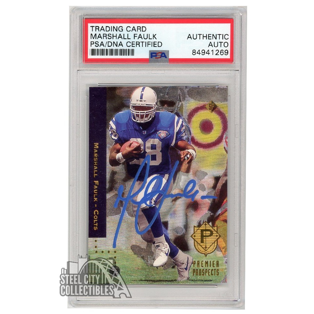 Colts Marshall Faulk Authentic Signed 1994 SP #3 Rookie Card