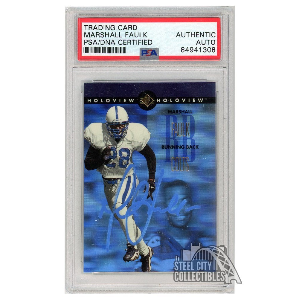 Upper Deck Marshall Faulk Football Trading Cards