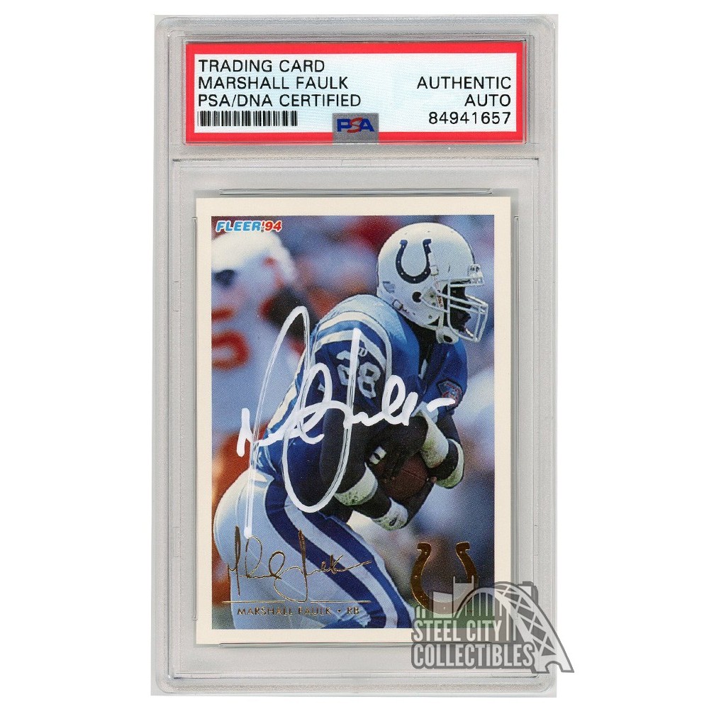 Marshall Faulk Memorabilia, Autographed Marshall Faulk Collectibles