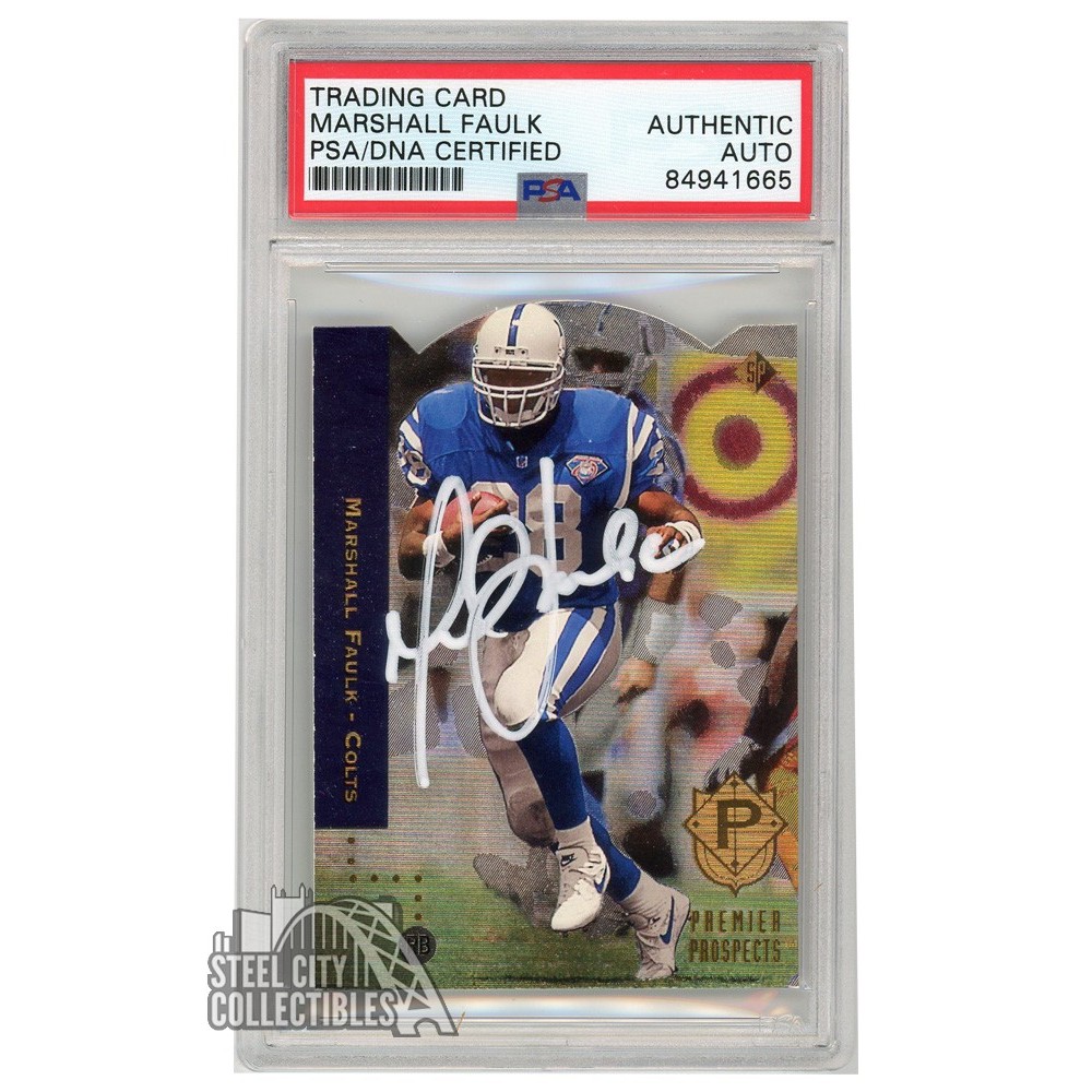 Colts Marshall Faulk Authentic Signed 1994 SP #3 Rookie Card