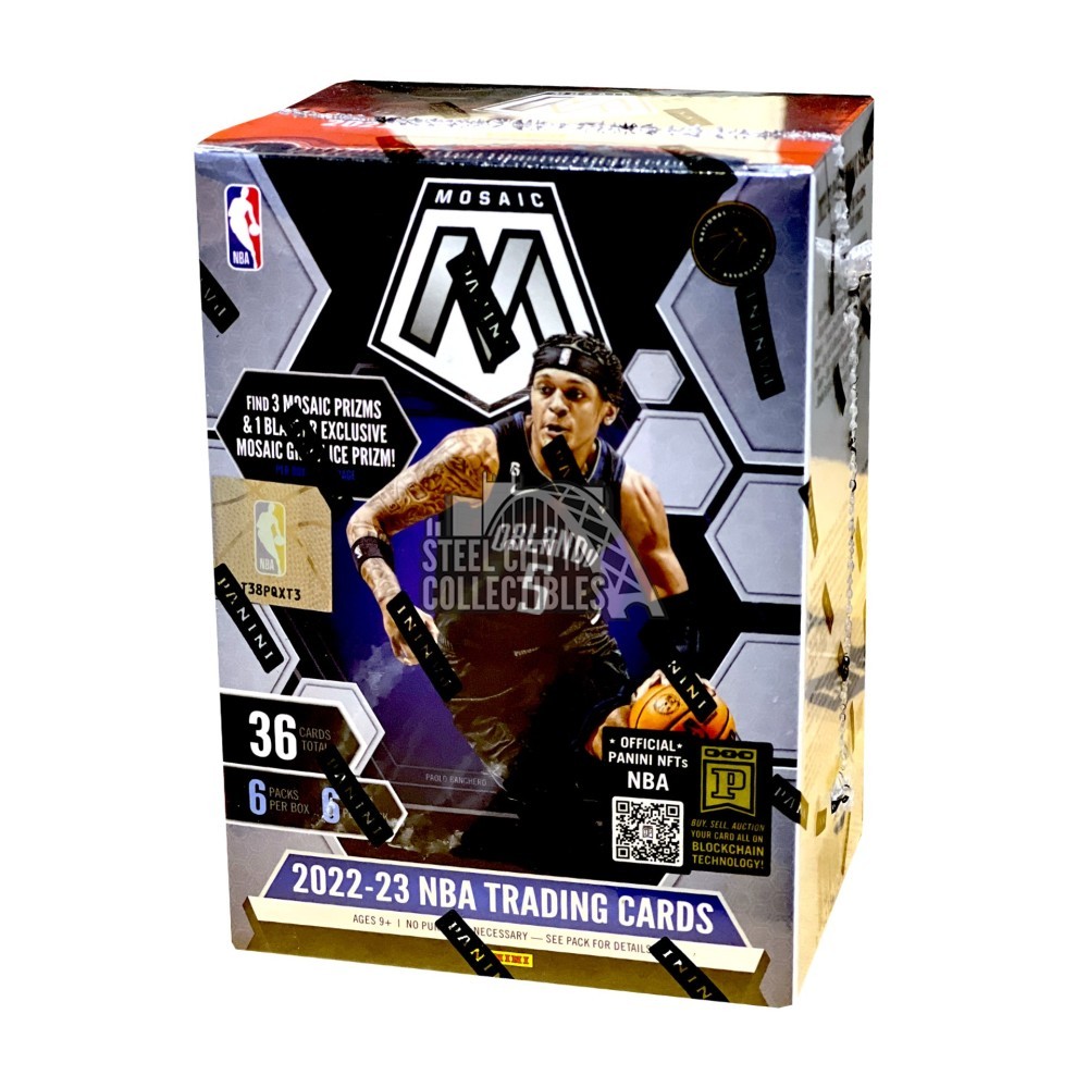 2022-23 Panini Mosaic NBA Basketball Trading Card Blaster Box