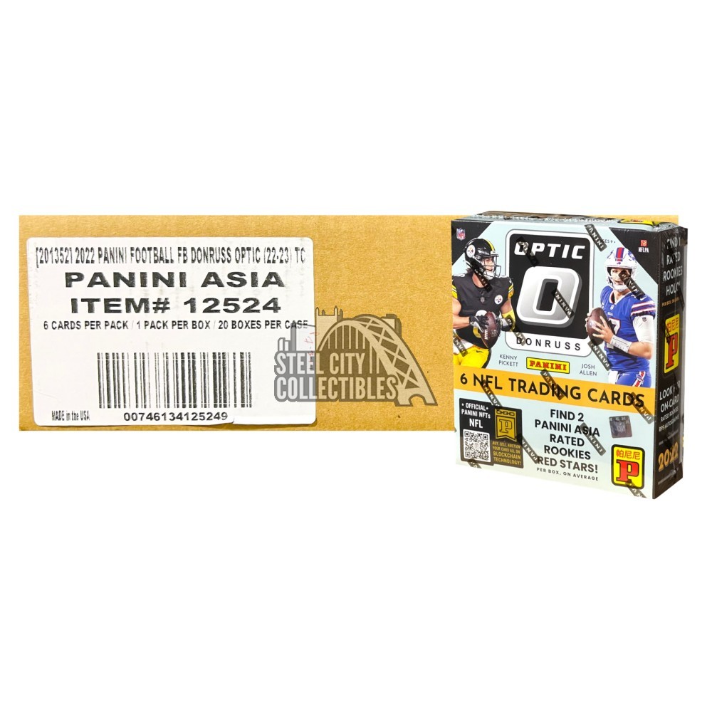 2021 Panini Donruss Optic Football Retail, 24 Box Case