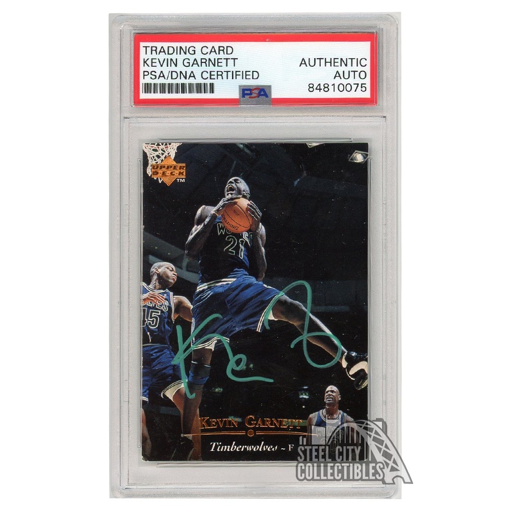 1995 Kevin top Garnett Rookie autograph