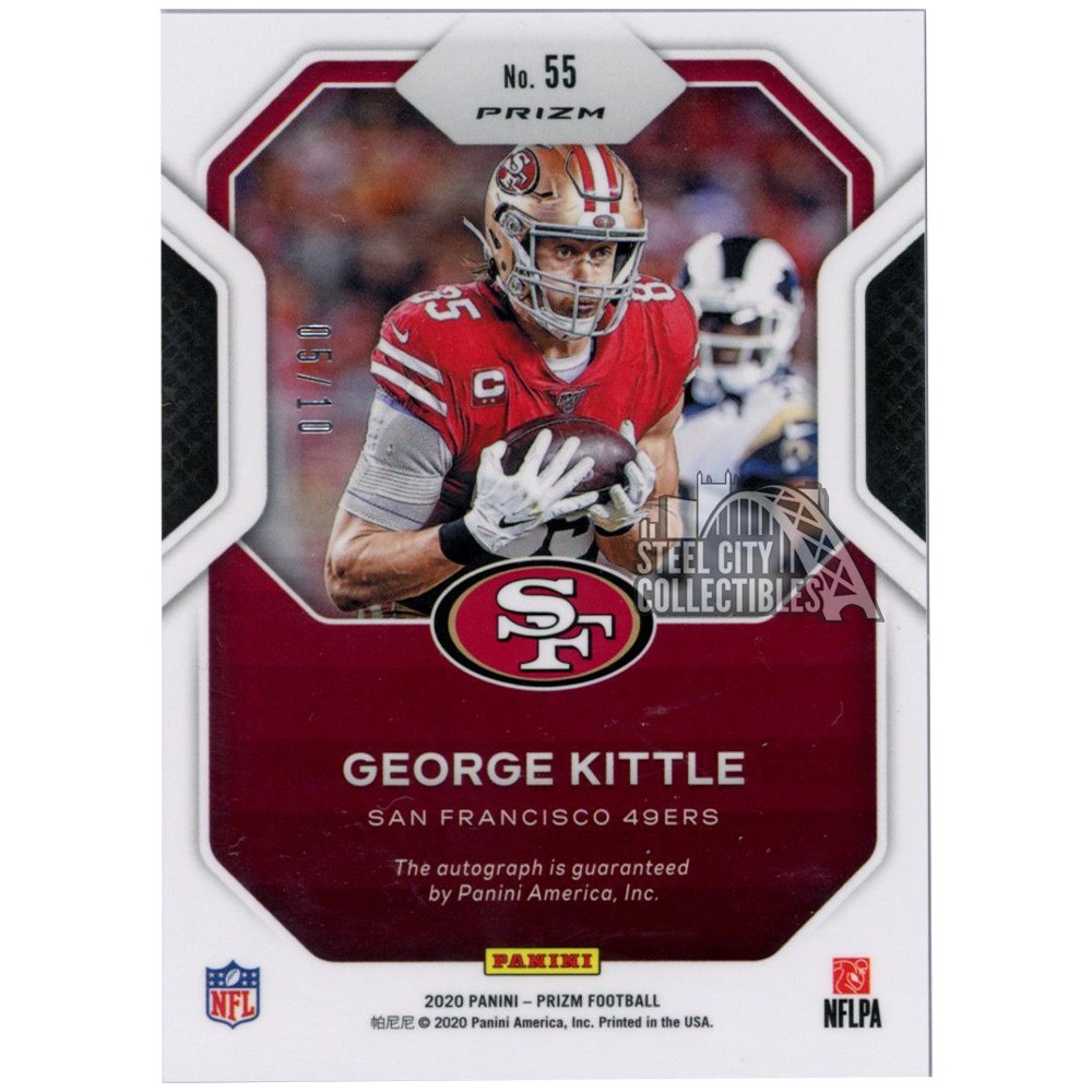 George kittle auto selling 08/10 panini dominators