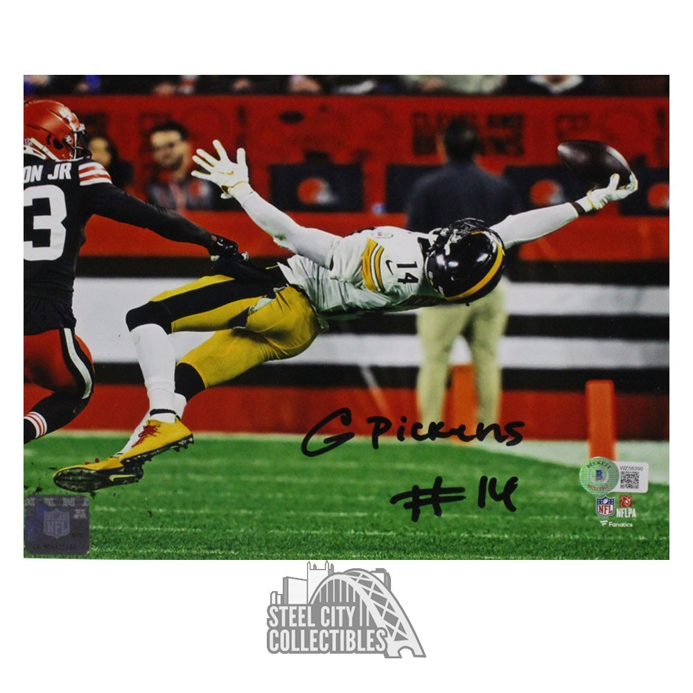 George Pickens Autographed Pittsburgh 8x10 Football Photo - BAS