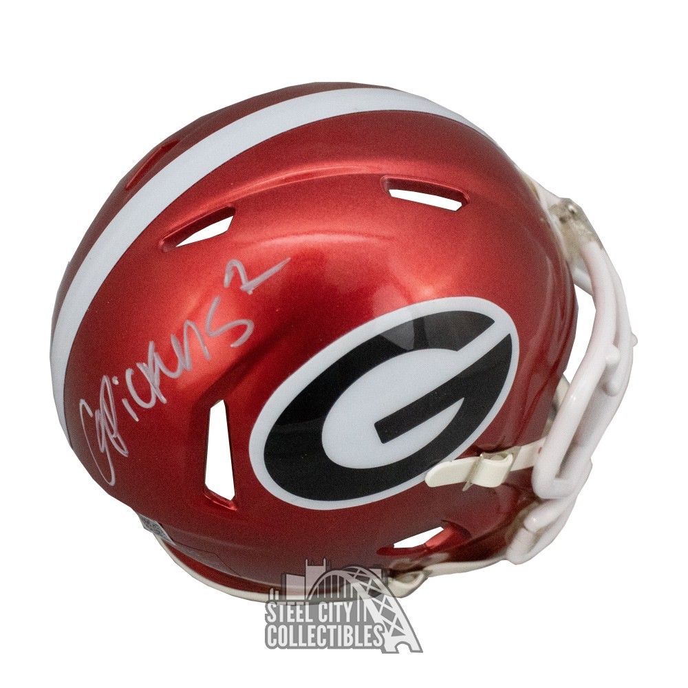 George Pickens Signed Lunar Eclipse Mini-Helmet BAS