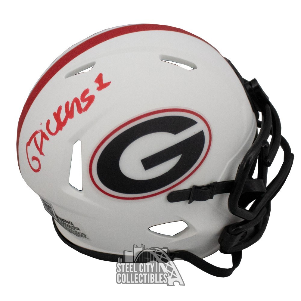 George Pickens Signed Lunar Eclipse Mini-Helmet BAS