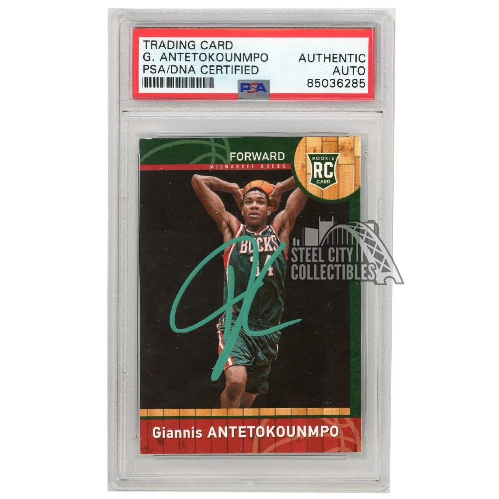 : Milwaukee Giannis Antetokounmpo Autographed Green