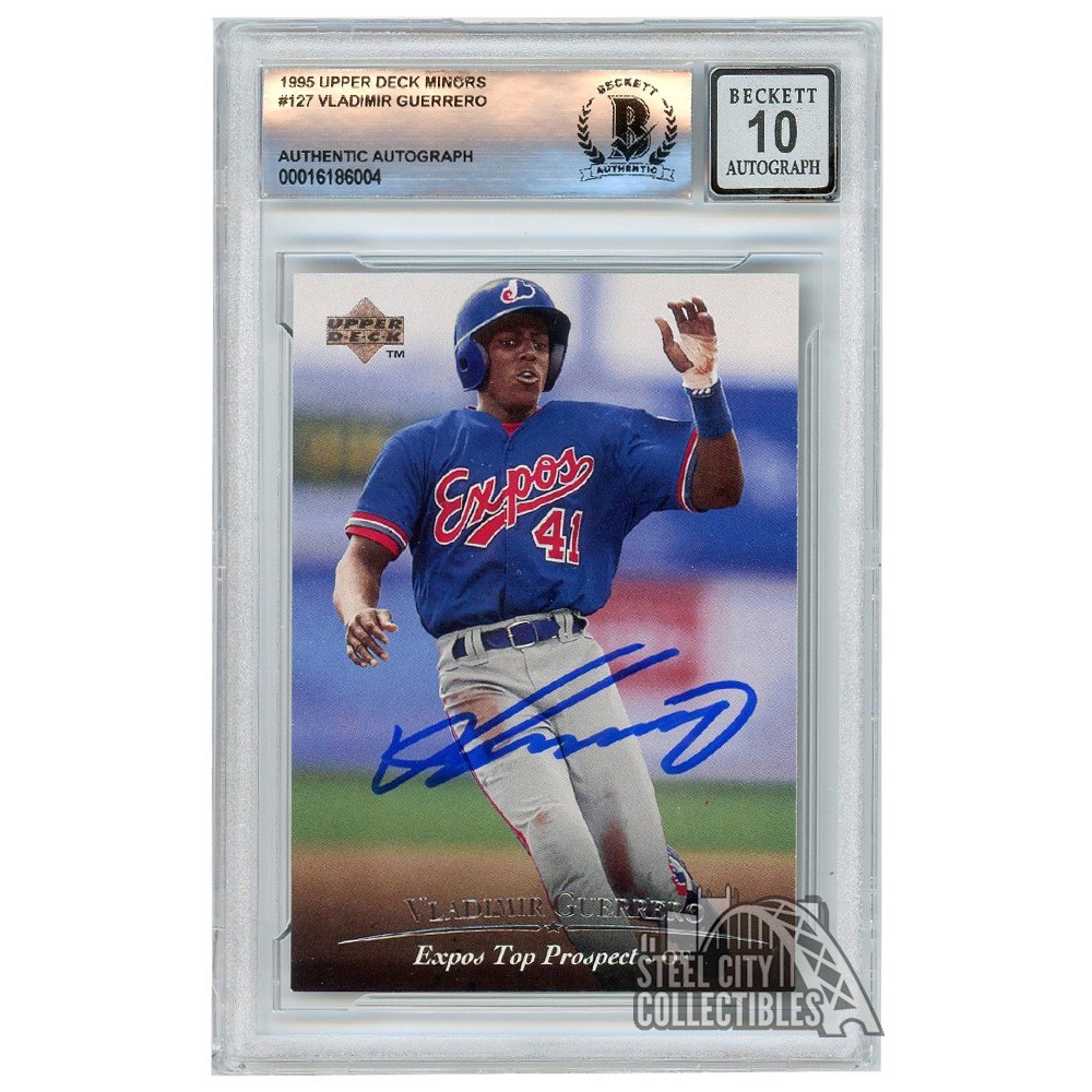 2009 UPPER DECK #178 VLADIMIR GUERRERO ANGELS HOF POP 1 PSA 10