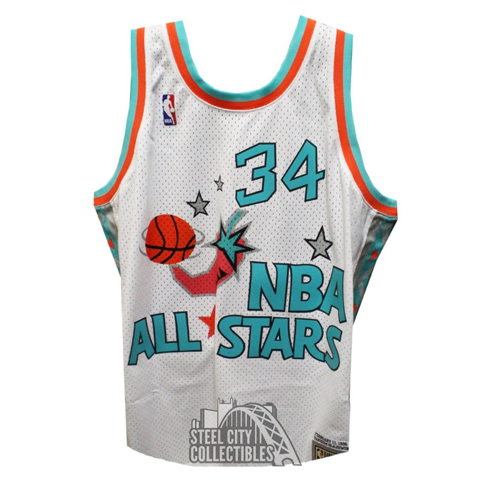 Mitchell & Ness NBA Authentic Jersey 'Team UAS - Hakeem Olajuwon 1996' AJY4SB19060-USANAVY96HOL