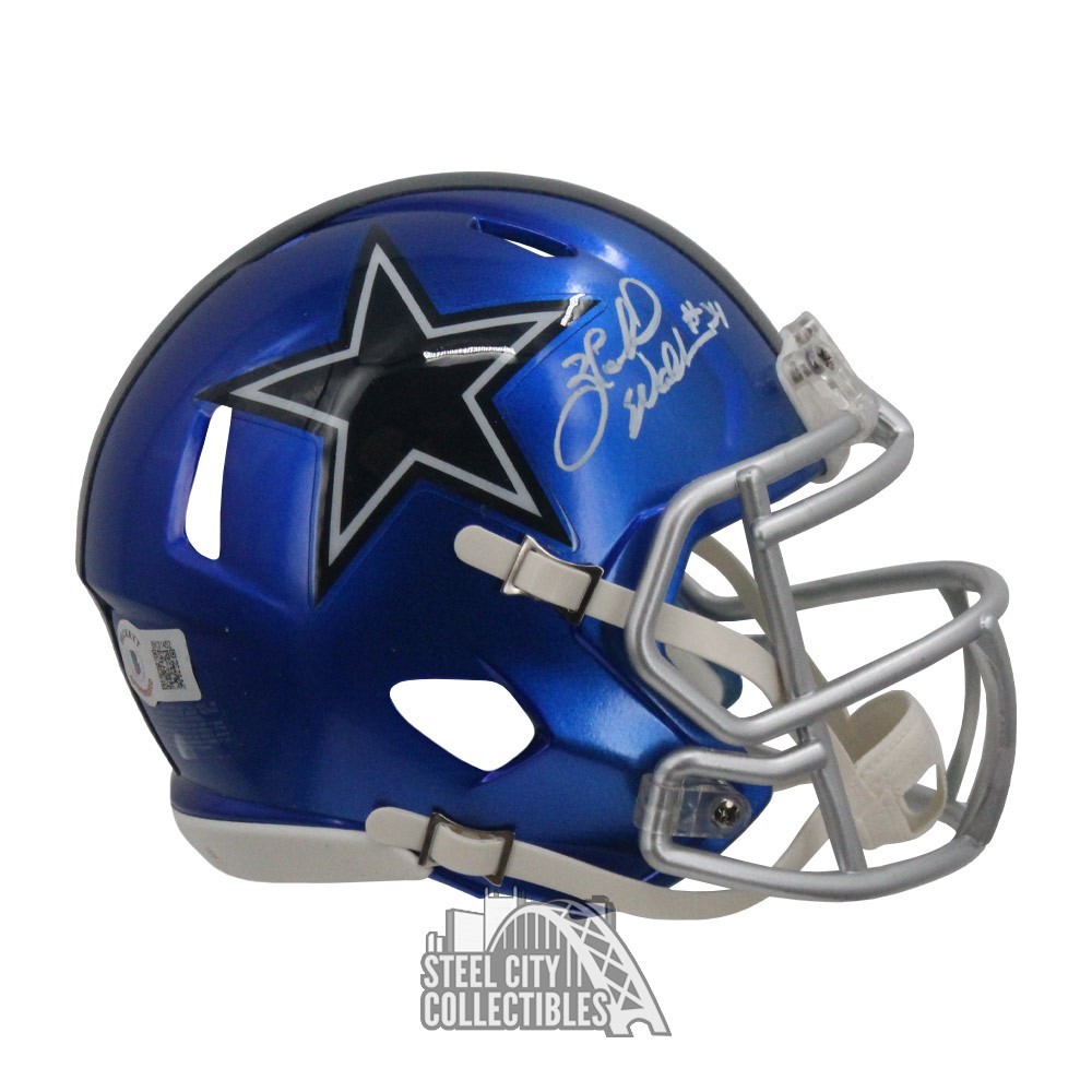 Herschel Walker Autographed Dallas Cowboys Flash Blue Full Size