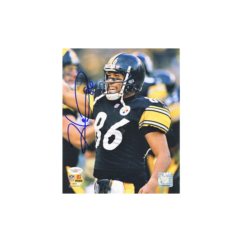 Autographed HINES WARD 8X10 Pittsburgh Steelers Photo JSA - Main Line  Autographs