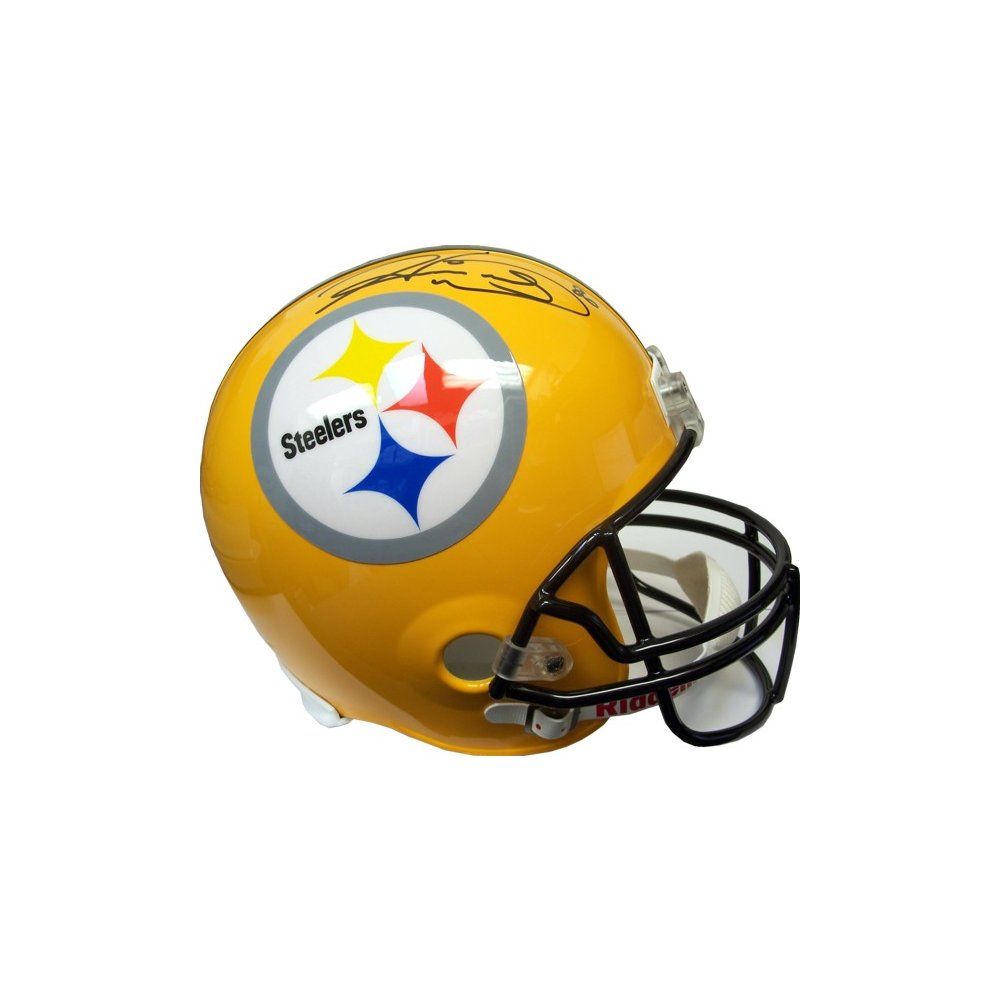 Hines Ward Autographed Pittsburgh Steelers AMP Replica Full-Size Football  Helmet - BAS COA