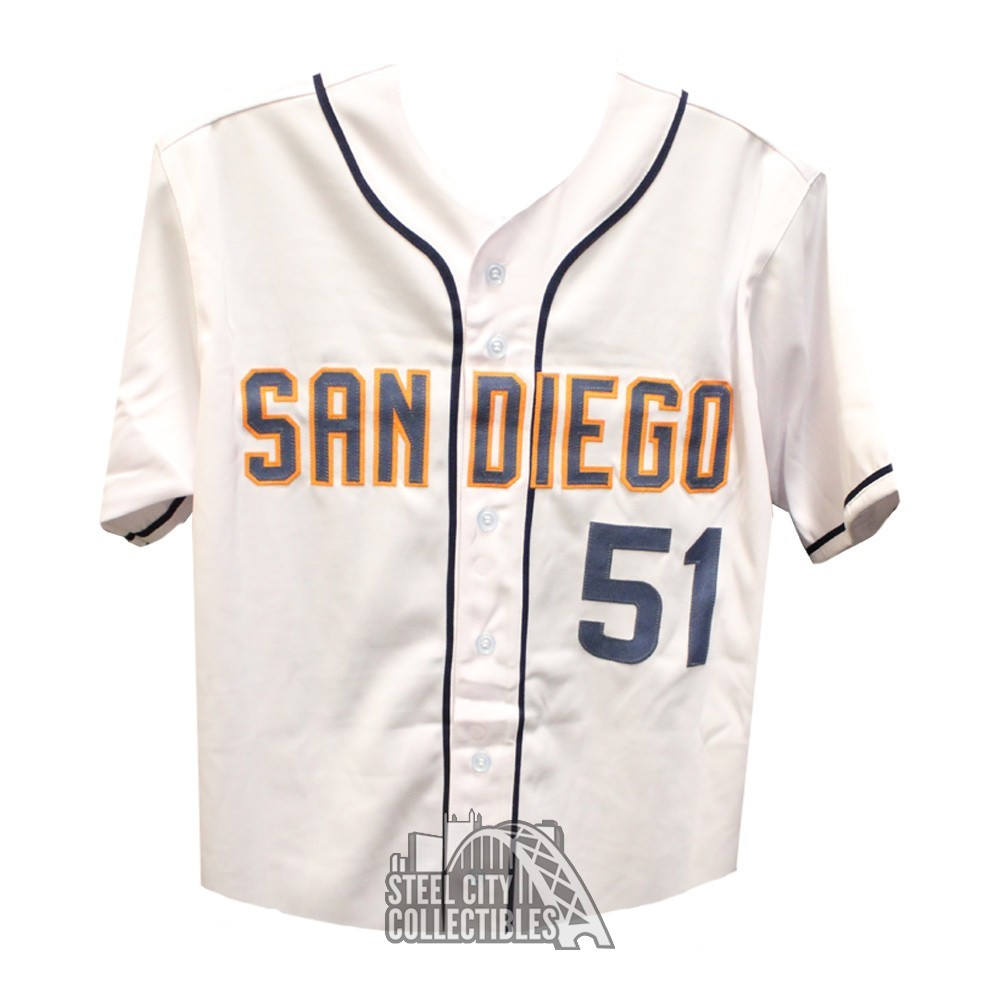 San Diego Padres Trevor Hoffman #51 Authentic White Jersey Russell Ath NWT  52 3