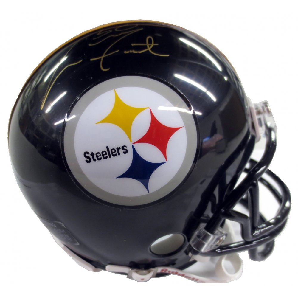 Pittsburgh Steelers Larry Foote Autographed Mini Helmet - Carls