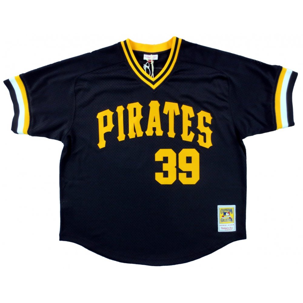 Dave Parker Autographed Pittsburgh Pirates Black Mitchell & Ness Vintage  Jersey - MLB Hologram