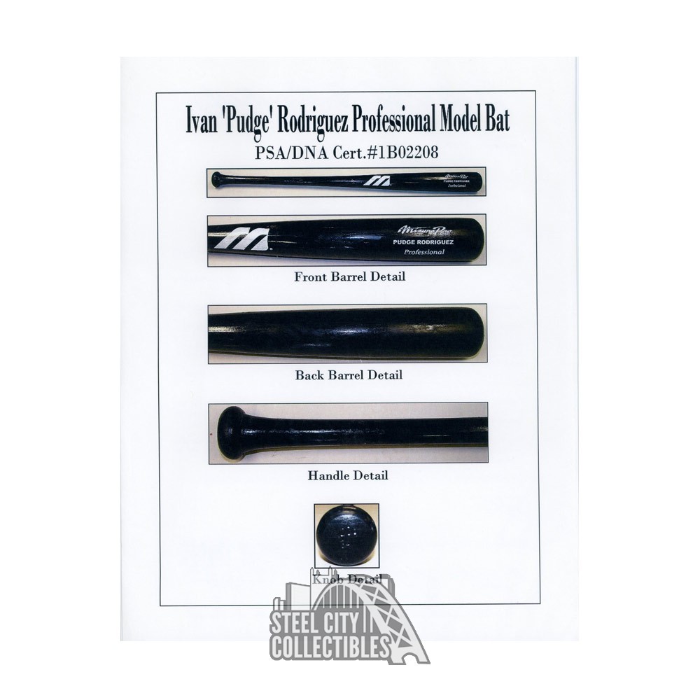 Ivan Pudge Rodriguez Game Used Mizuno Professional Model Baseball