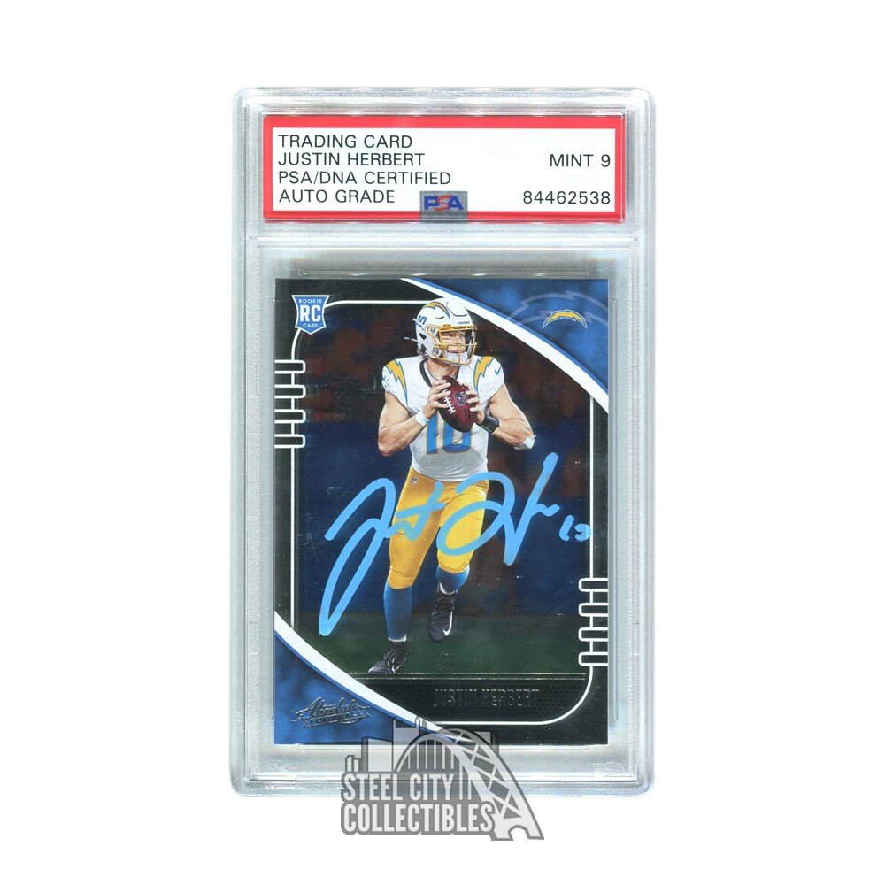 Justin Herbert deals Rookie Card PSA 9