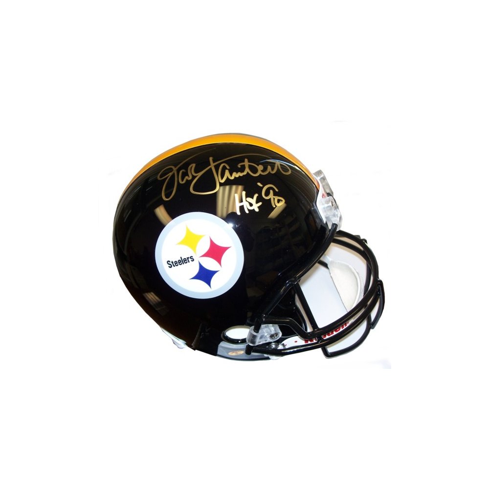 Pittsburgh Steelers #58 Jack Lambert Autographed Riddell Speed Lunar  Eclipse Authentic Full-Size Helmet