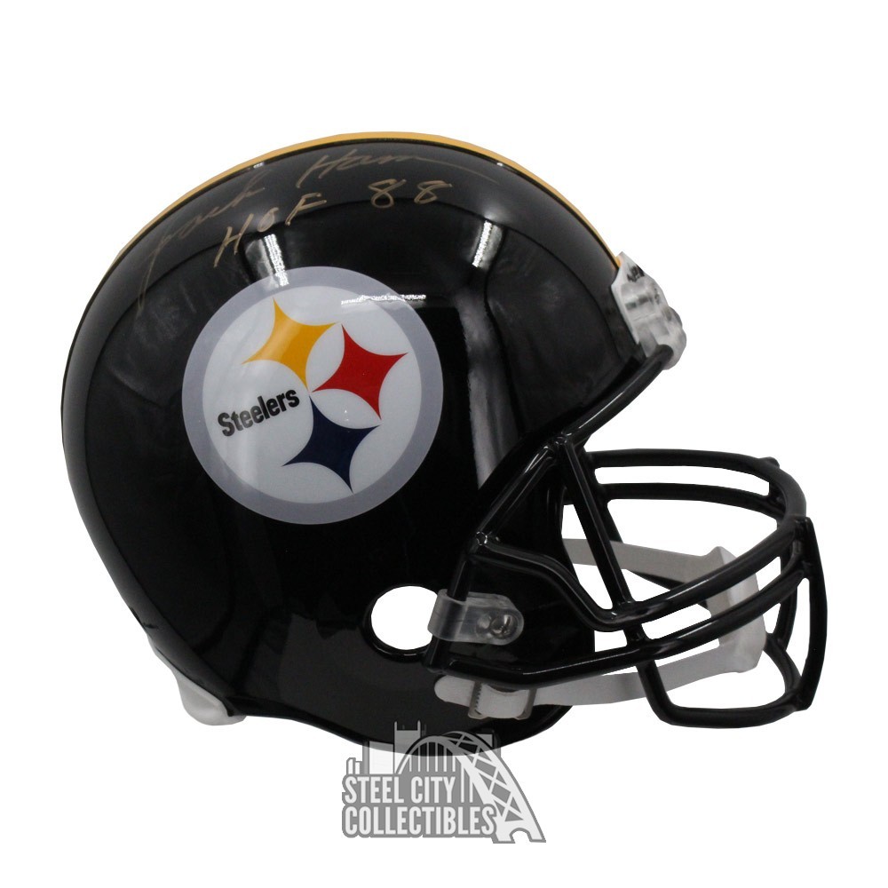 Jack Ham Autographed Pittsburgh HOF 88 Full Size Football Helmet - BAS  (Gold Ink)