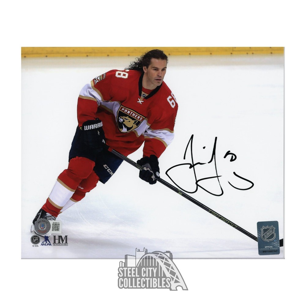 Jaromir Jagr Autographed Florida 8x10 Hockey Photo - BAS (Black Ink ...