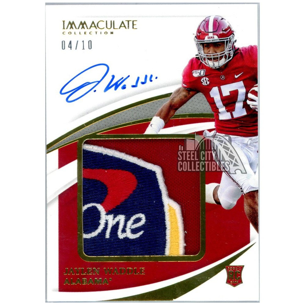 Panini store immaculate Jaylen waddle autograph