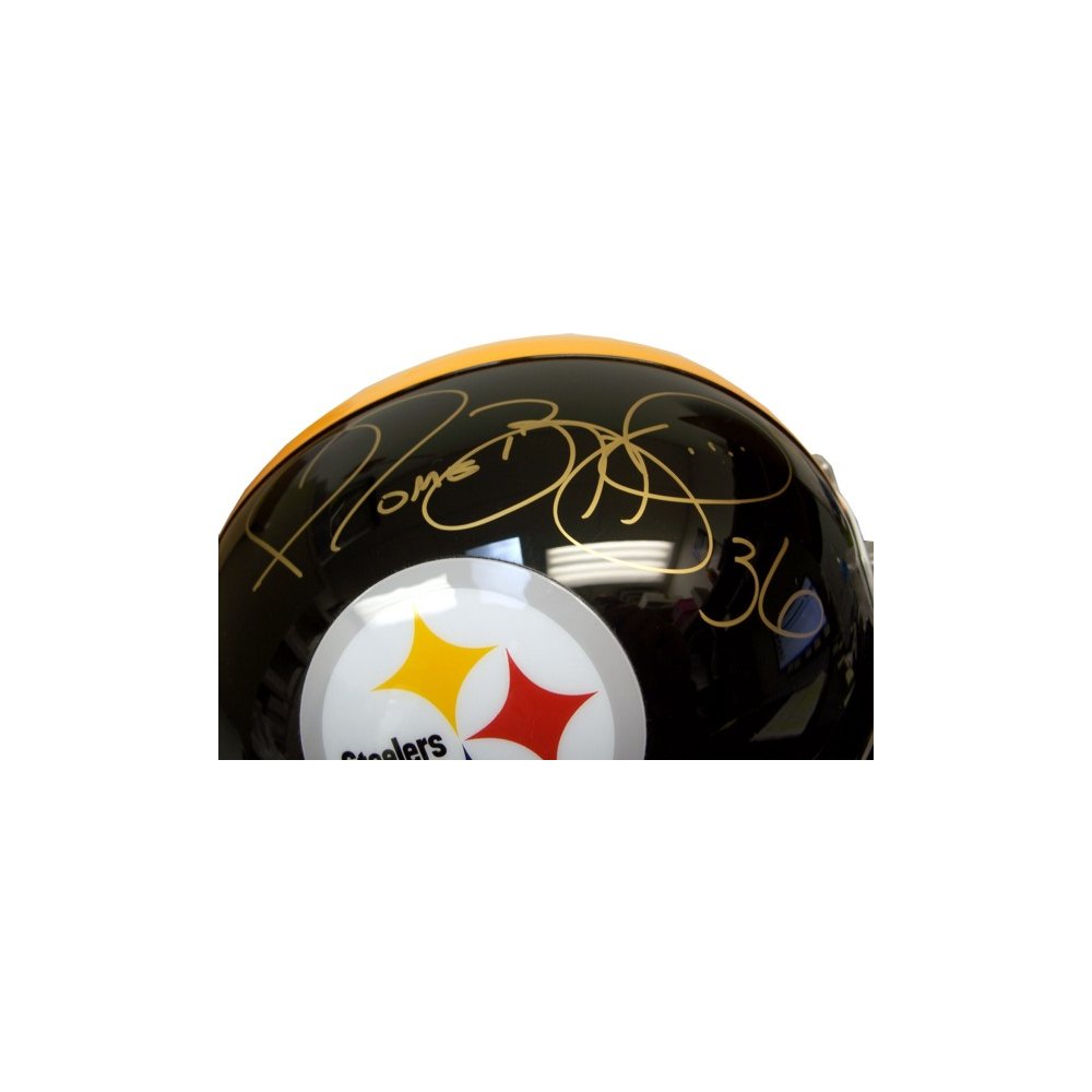 Jerome Bettis Signed Steelers F/S Helmet Pittsburgh COA JSA