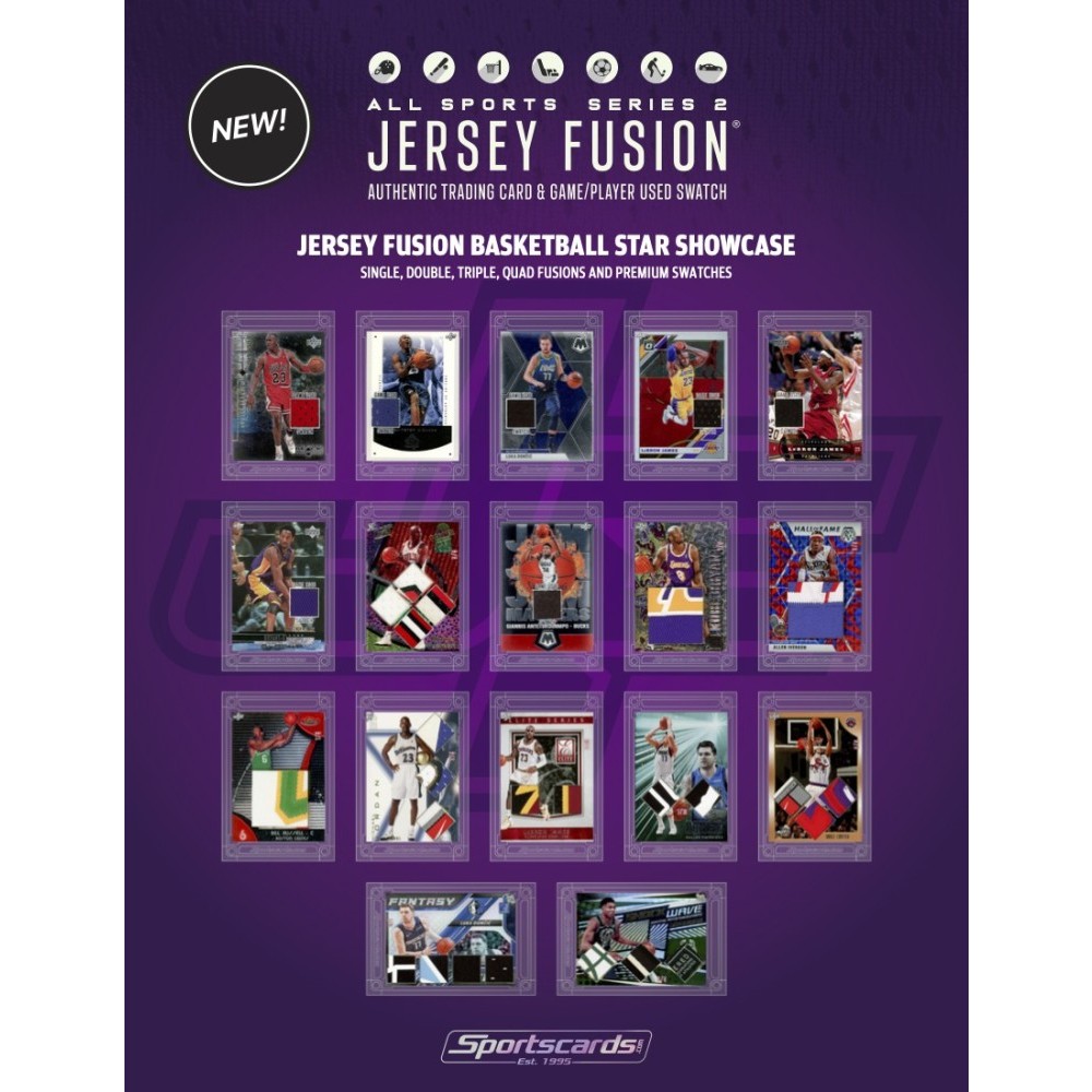 2021 Jersey Fusion All Sports Edition 100-Box Case