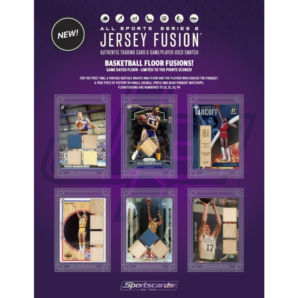 2021 Jersey Fusion All Sports Edition Hobby
