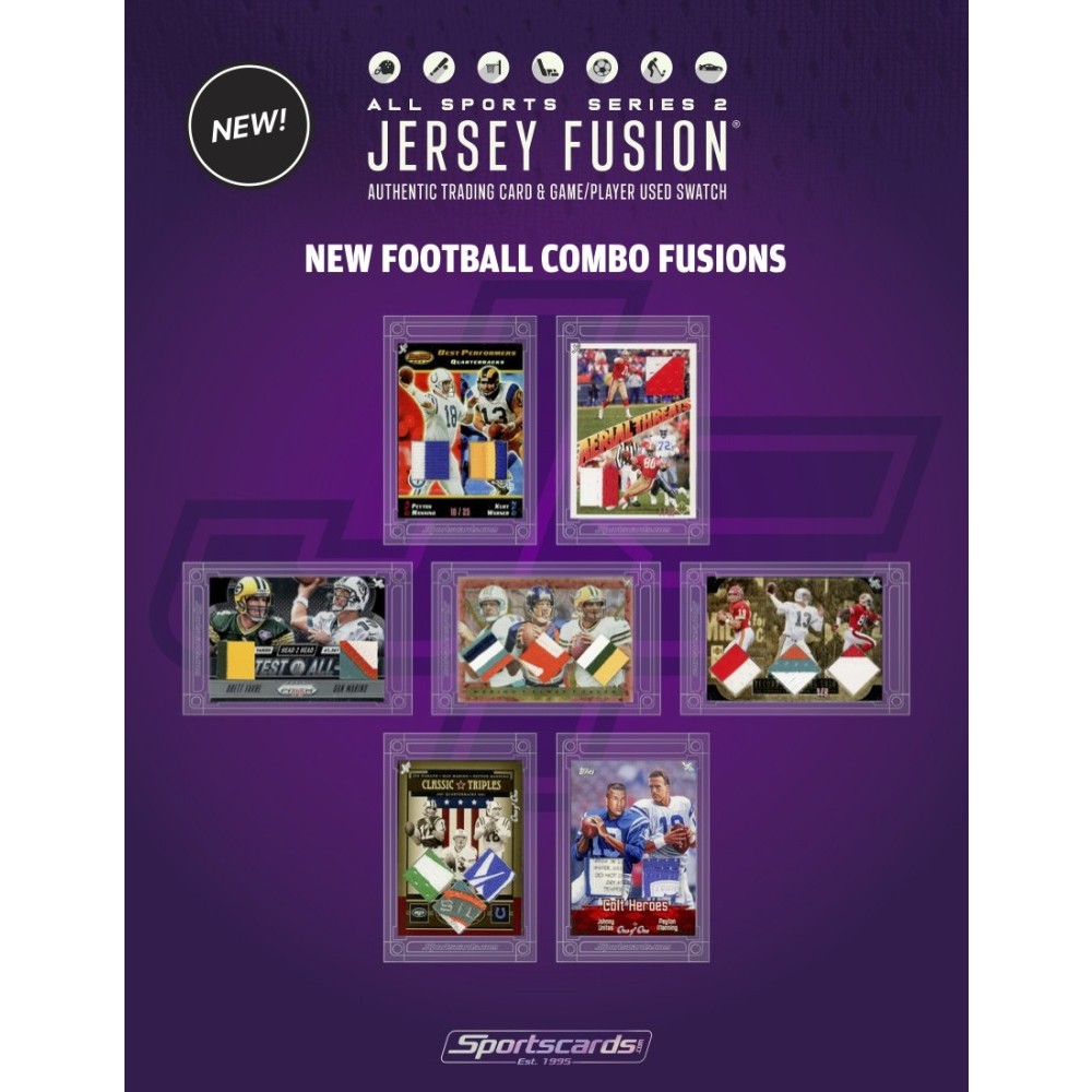 2022 Sportscards Jersey Fusion All Sports Series 2 Case 10 Boxes