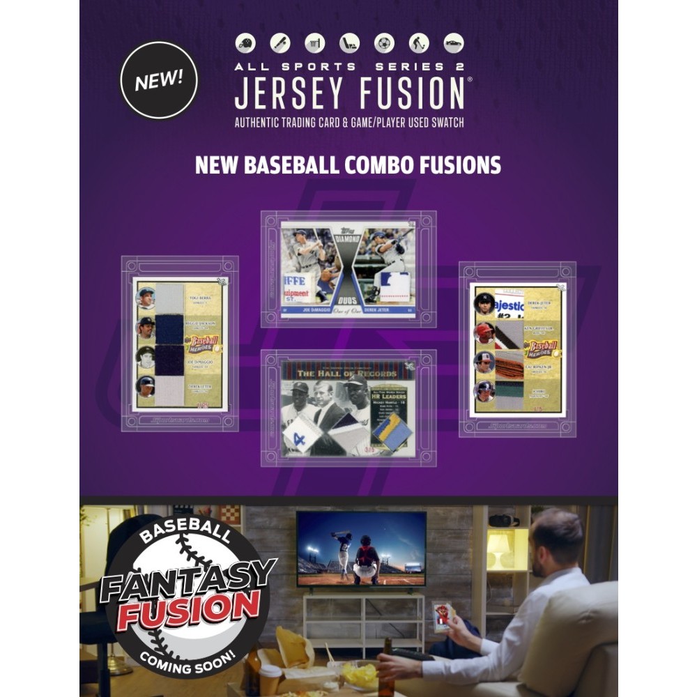 Jersey Fusion 2022 All Sports Edition Trading Card Mini Box