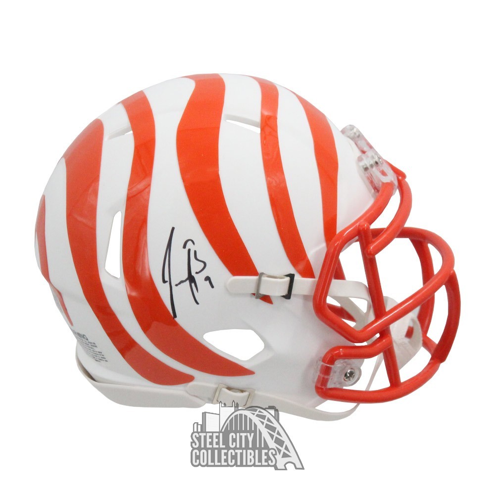 Joe Burrow Autographed Cincinnati Bengals Flash Full Size Replica Football  Helmet - Fanatics