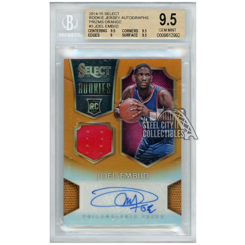 【日本限定】Joel embiid rookie auto select Panini Auto NBA card BGS9.5 14-15 直筆サイン Jersey その他