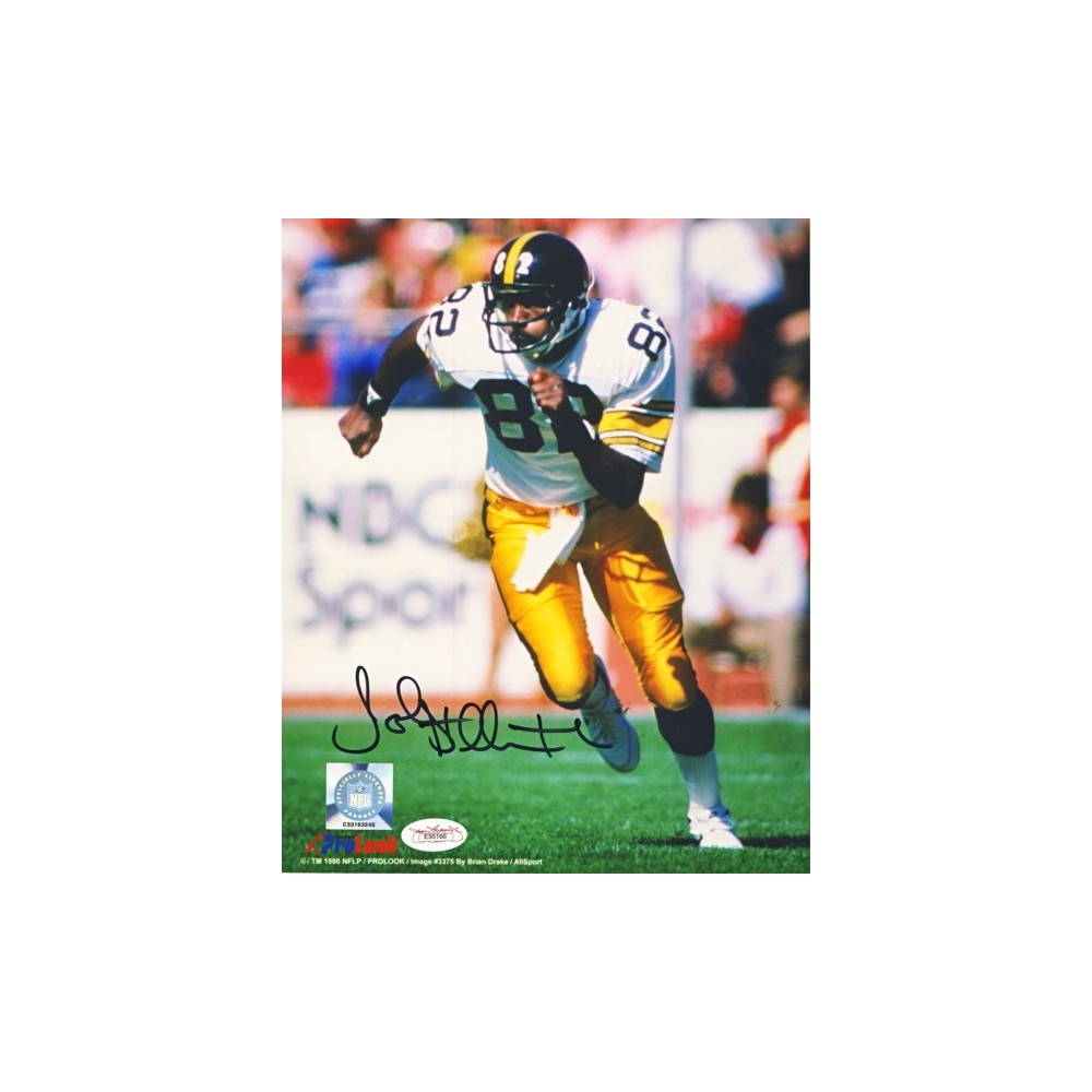 John Stallworth Autographed Pittsburgh Steelers 8x10 Photo (White) - JSA  COA