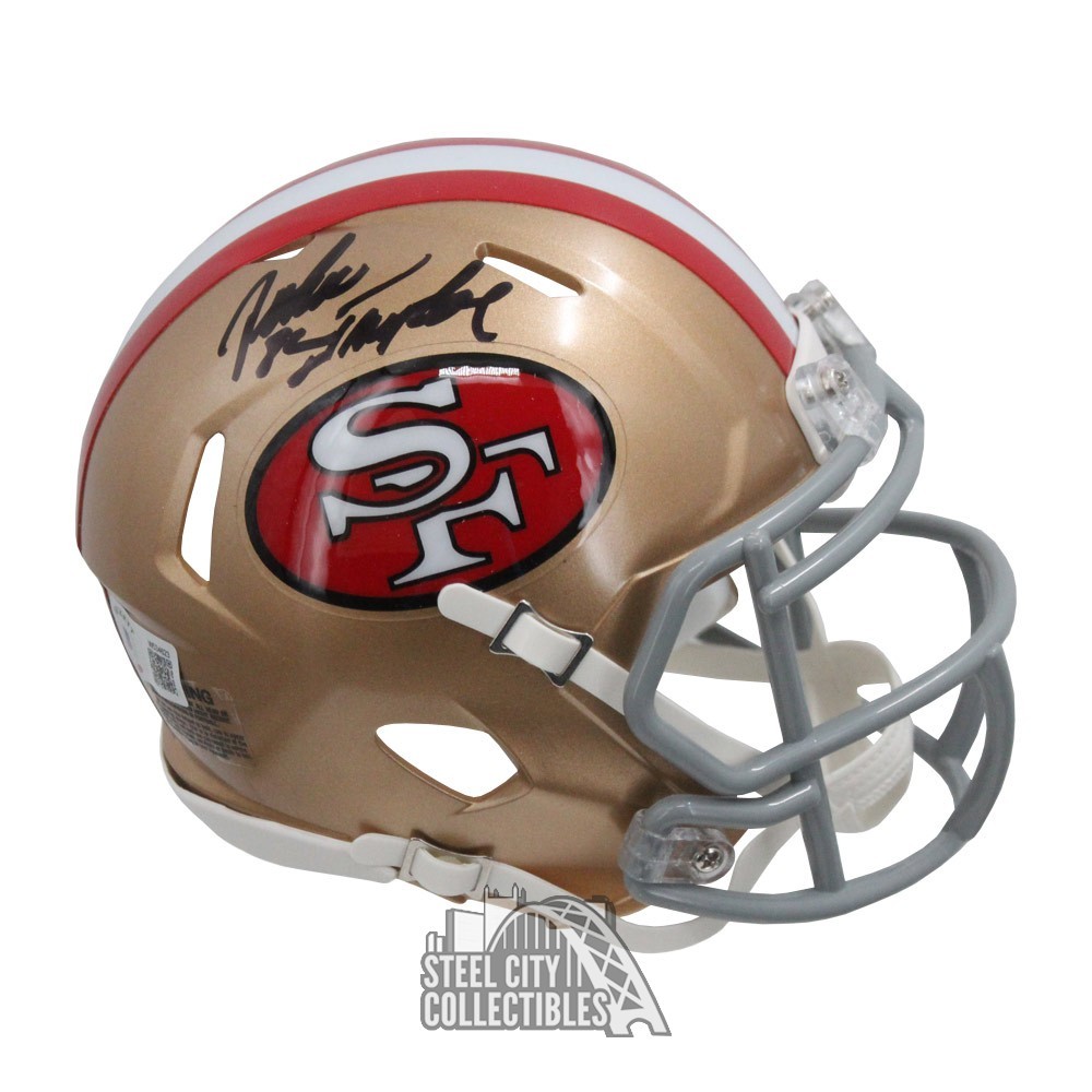 John Taylor Autographed San Francisco Mini Football Helmet - BAS