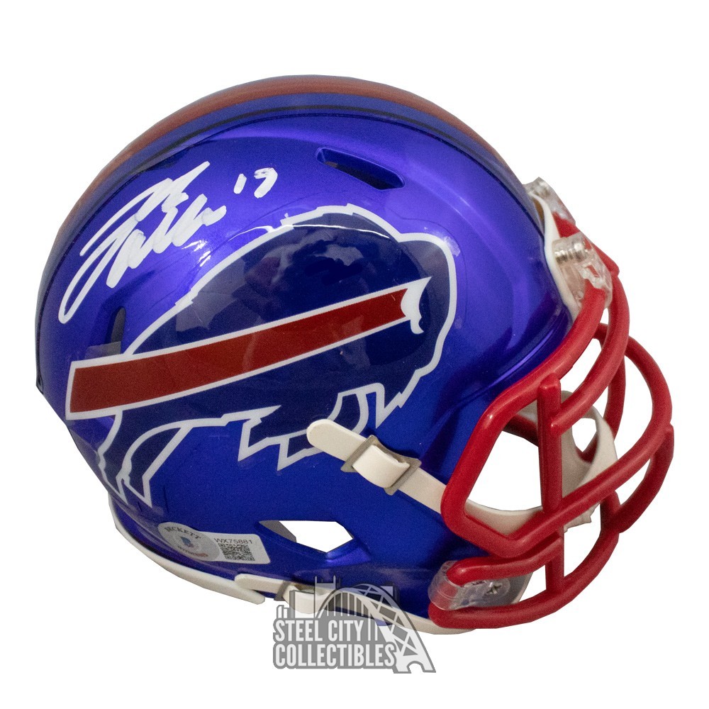 Josh Allen Autographed Buffalo Flash Football Mini Helmet - BAS