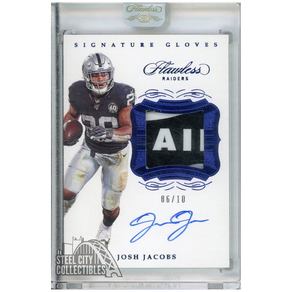 Josh Jacobs 2019 good cards some with Signatu