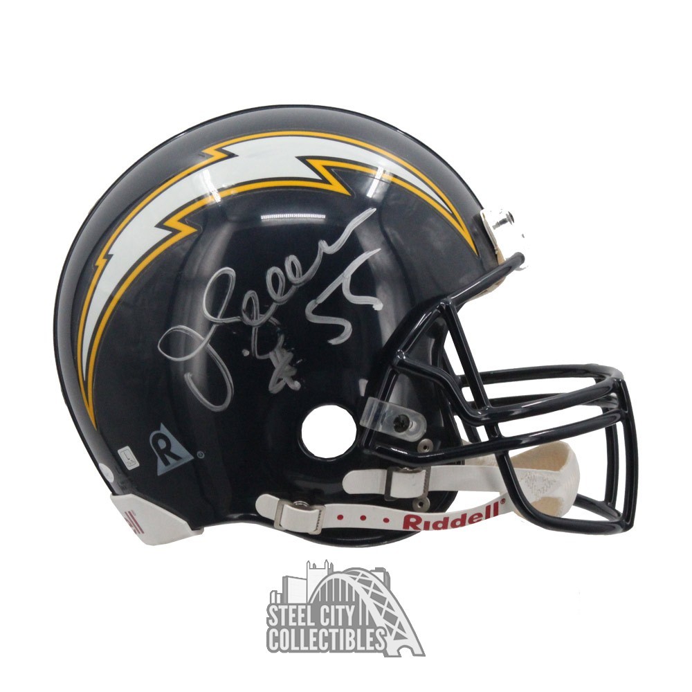 Junior Seau Autographed San Diego Full Size Authentic Football Helmet - JSA  LOA