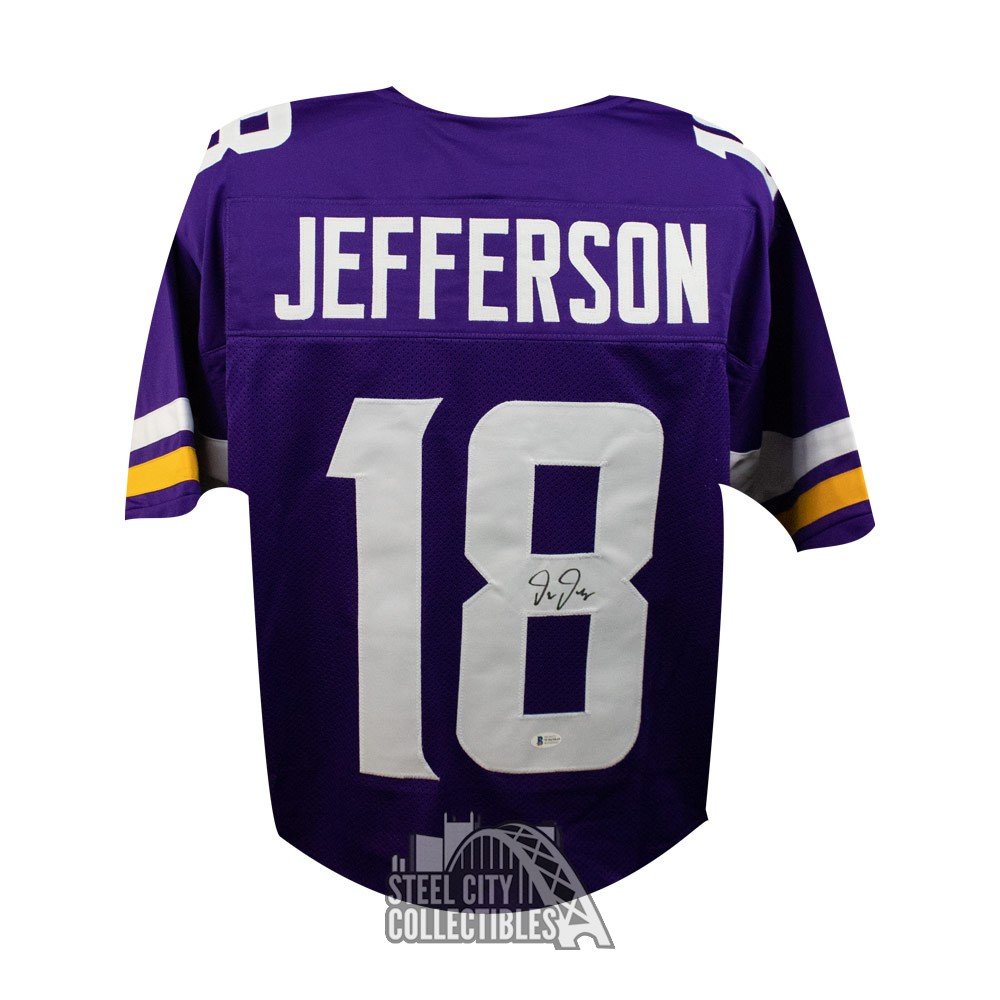 Justin Jefferson Autographed Signed Jersey - Color Rush - Beckett