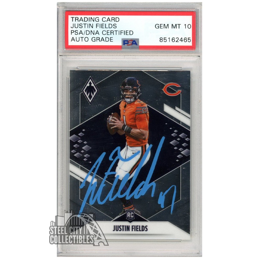 Justin fields offers rookie auto