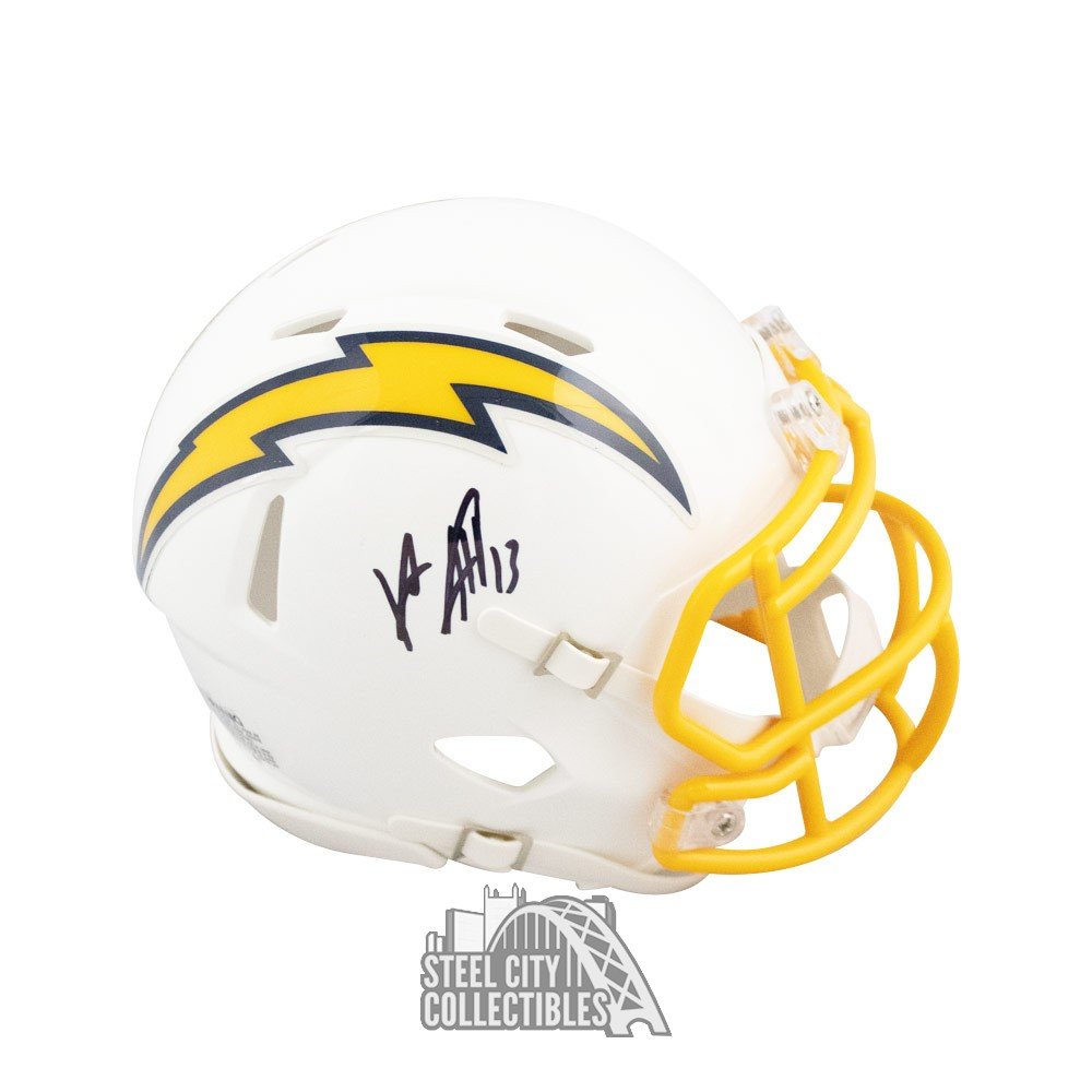 KEENAN ALLEN AUTOGRAPHED SIGNED LOS ANGELES CHARGERS COLOR RUSH