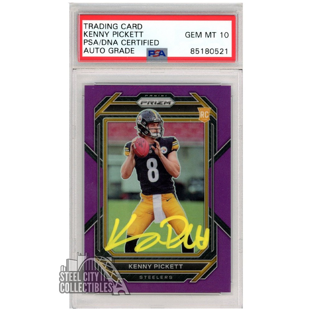 Kenny Pickett 2022 Panini Prizm Purple Autograph Rookie Card /125 #301 ...