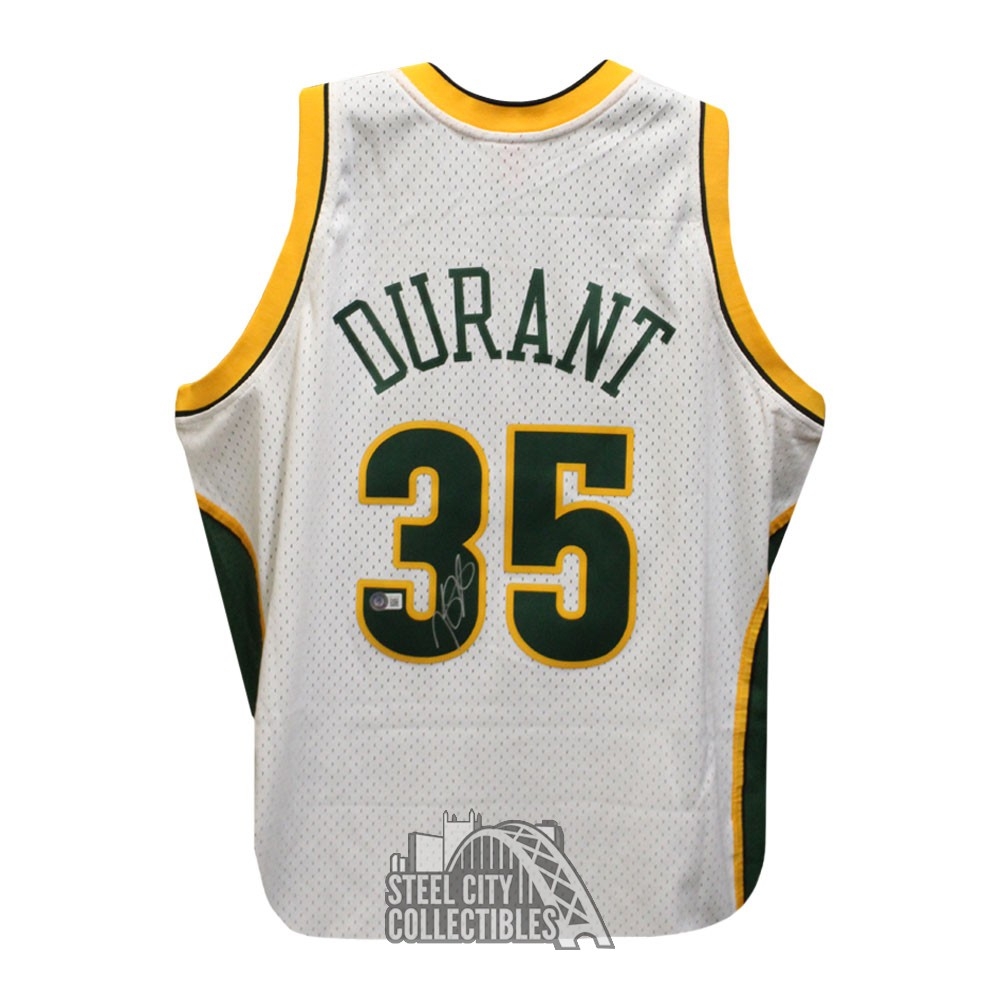 Kevin Durant white Warriors jersey