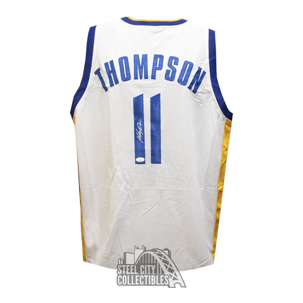 Klay Thompson Signed Autograph Golden State Warriors Jersey NBA