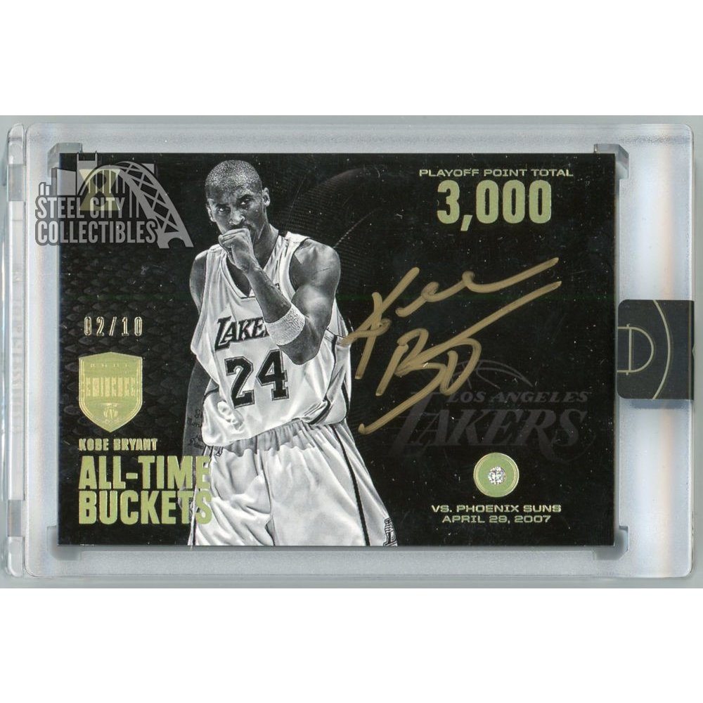 Kobe Bryant 2017-18 Panini Kobe Eminence All-Time Buckets 3000 Diamond Auto  2/10 | Steel City Collectibles