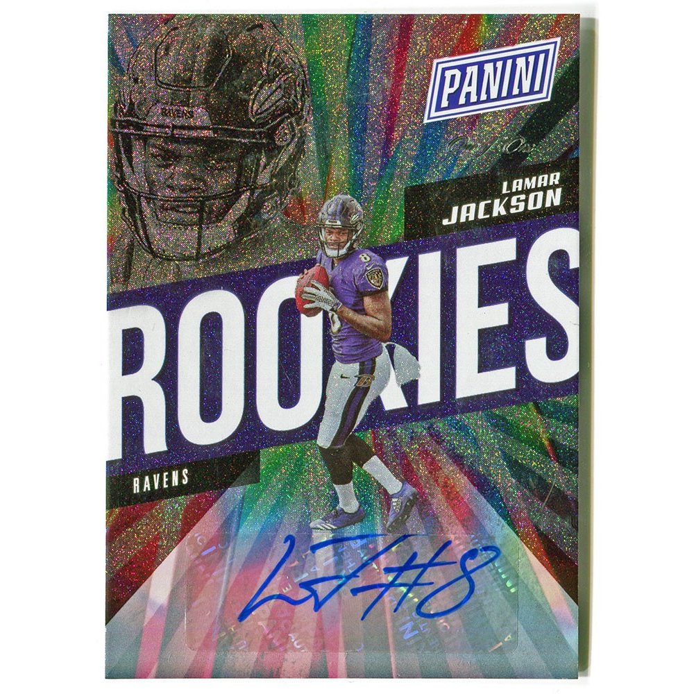 Lamar Jackson 2018 Panini National Silver Pack Autograph