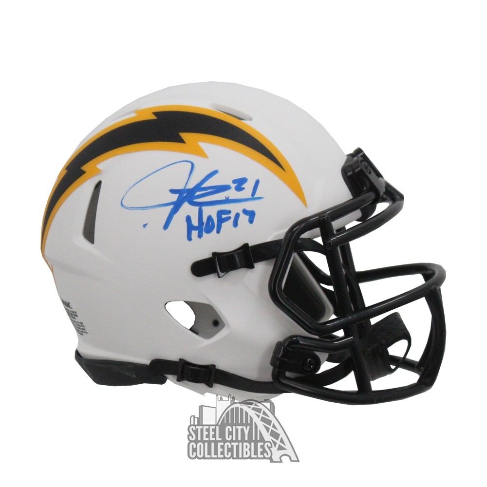 LaDainian Tomlinson Autographed Chargers HOF 17 Lunar Eclipse Mini