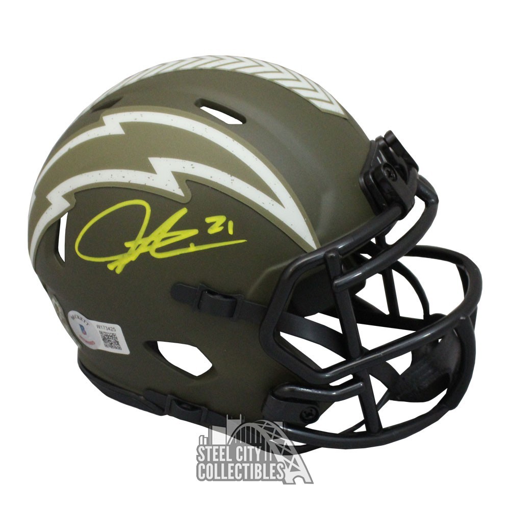 Ladainian Tomlinson Autographed Los Angeles Salute to Service Mini